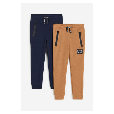 H & M - Kalhoty jogger 2 kusy - modrá H&M