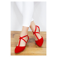 Liščí boty Červené dámské boty