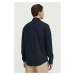 Košile Abercrombie & Fitch pánská, tmavomodrá barva, regular, s límečkem button-down