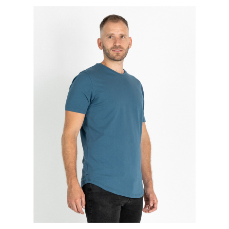 Pánské prodloužené tričko | óčko | Denim blue