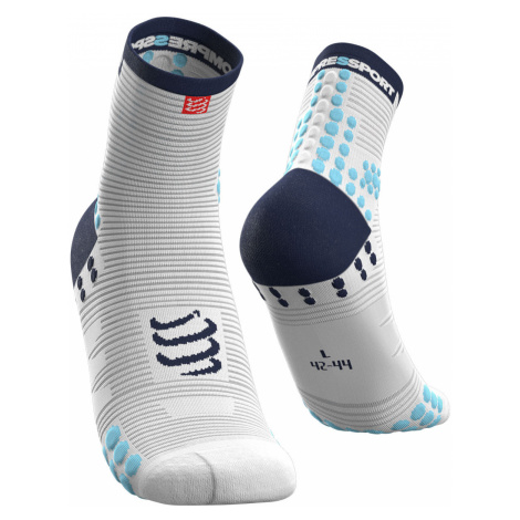 Ponožky Compressport PRO RACING SOCKS V3.0 bílá|modrá|tmavomodrá