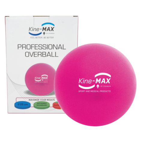KineMAX Professional Overball 25 cm cvičební míč 1 ks růžový Kine-MAX