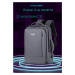 Cestovní batoh do letadla s USB portem na notebook 15.6