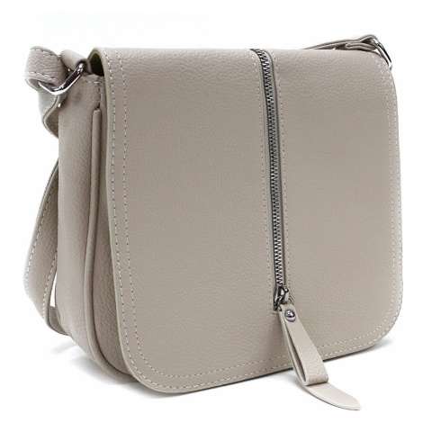 Béžová malá dámská crossbody kabelka s klopnou Jeslyn Tapple