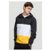 Bunda Color Block Pull Over Blk/chromeyellow/wht