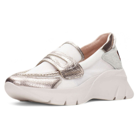 Žluté dámské mokasíny