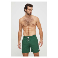 Plavkové šortky BOSS zelená barva