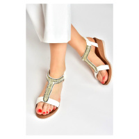 Fox Shoes Women's Daily White Sandals Sandals