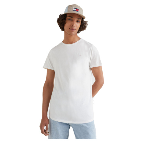 Tommy Jeans pánské bílé tričko Tommy Hilfiger