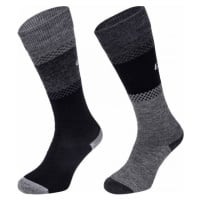 Eisbär SKI COMFORT 2 PACK Dámské zateplené ponožky, tmavě šedá, veľkosť