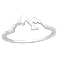 OLIVIE Stříbrný prsten MOUNTAIN 7486
