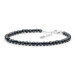 Gaura Pearls Perlový náramek Enrica - stříbro 925/1000, mm říční perla FORB445-B 18 cm + 3 cm (p