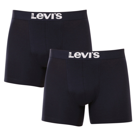 2PACK pánské boxerky Levis tmavě modré (905001001 321) Levi´s