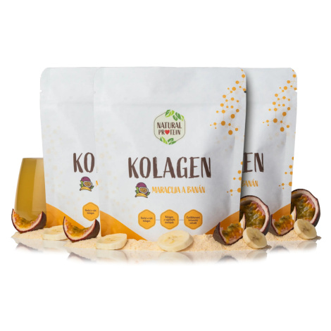 Kolagen - Maracuja a banán 3 kusy NaturalProtein