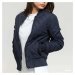 Urban Classics Ladies Diamond Quilt Nylon Jacket Navy