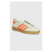 Sneakers boty adidas Originals Gazelle Indoor zelená barva, IF6982