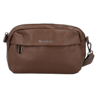 Trendy dámská crossbody Cloe, tmavě hnědá