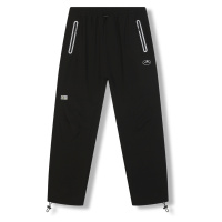 Pánské softshellové kalhoty KUGO HK7588, celočerná Barva: Černá