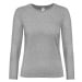 B&amp;C Dámské tričko s dlouhým rukávem TW08T Sport Grey (Heather)