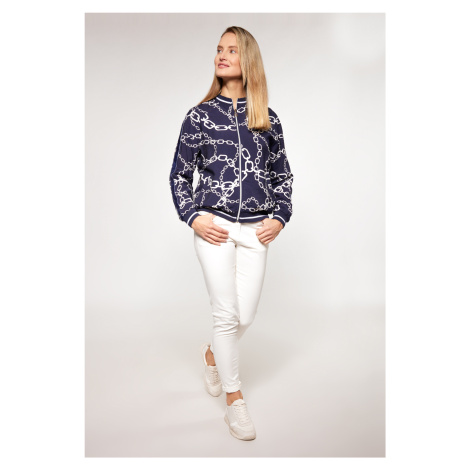 MONNARI Woman's Sweatshirts Chain Pattern Sweatshirt