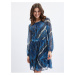 Orsay Tmavě modré dámské vzorované šaty - Dámské