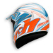 AIROH Jumper PAFF JPF38 cros helma modrá/oranžová