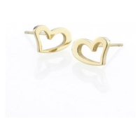 Náušnice STORM Heart Earrings - Gold 9980695/GD