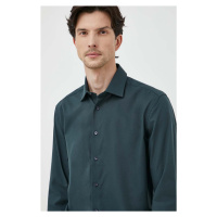 Košile Seidensticker zelená barva, regular, s klasickým límcem, 01.653760