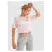 Světle růžový dámský crop top Ellesse Alberta