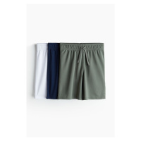 H & M - Sportovní šortky ze'síťoviny DryMove™ 3 kusy - zelená