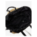 Černo-béžová dámská taška s umělým kožíškem Diesel