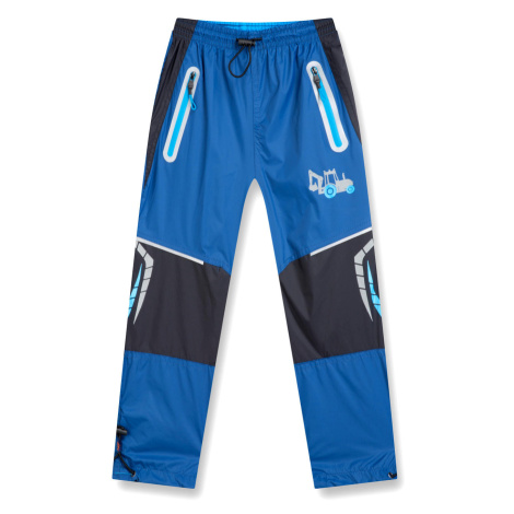 Chlapecké šusťákové kalhoty - KUGO HK9002, modrá Barva: Modrá