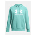 Tyrkysová mikina Under Armour UA Rival Fleece Big Logo Hdy