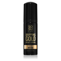 Dripping Gold Luxury Tanning Mousse Dark samoopalovací pěna pro zvýraznění opálení 150 ml