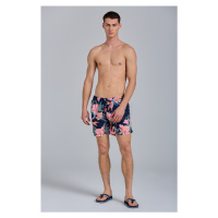 PLAVKY GANT CF TROPICAL PRINT SWIM SHORTS modrá