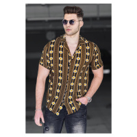 Madmext Men's Yellow Shirt 4930