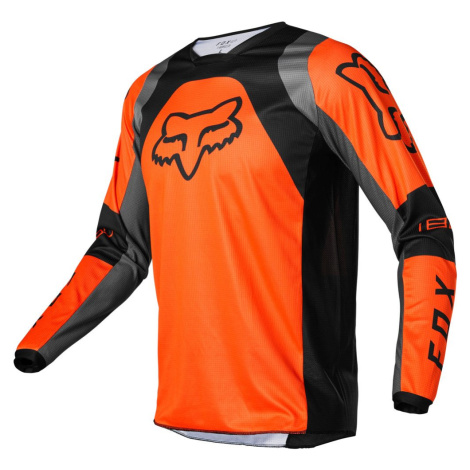 FOX Motokrosový dres FOX 180 Lux MX22 - fluo oranžová