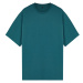 Trendyol Plus Size Emerald Green Regular/Normal Fit Comfy Basic 100% Cotton T-Shirt
