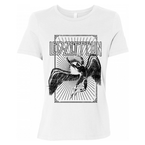 Led Zeppelin tričko, Icarus Burst White, dámské Probity Europe Ltd