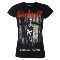 Tričko metal dámské Slipknot - The Gray - ROCK OFF - SKTS11LB
