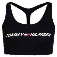 Tommy Hilfiger LIGHT INTENSITY GRAPHIC BRA Dámská sportovní podprsenka, černá, velikost