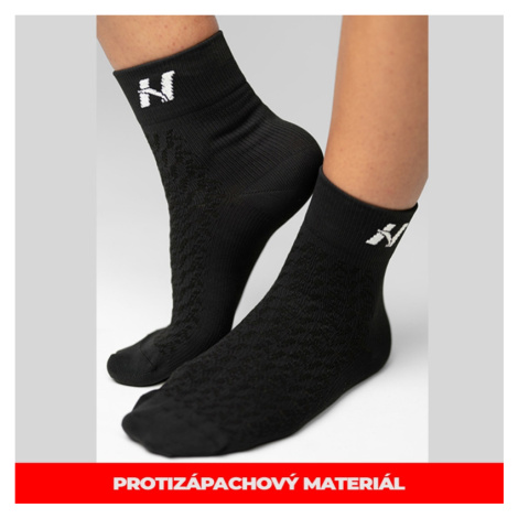 NEBBIA - Ponožky sportovní střední délka UNISEX 130 (black) - NEBBIA
