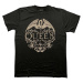 Queen Tričko Floral Crest Mono Unisex Black