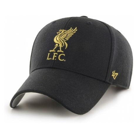 Kšiltovka 47brand EPL Liverpool černá barva, s aplikací 47 Brand