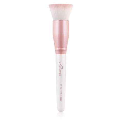 Luvia Cosmetics Prime Vegan Prime Buffer kuželový štětec na make-up Candy (Pearl White / Rose) 1