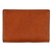 SEGALI Dámská kožená peněženka SG-27196 B koňak