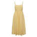 PIECES Letní šaty 'Bianca' pastelově žlutá