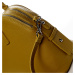 Dámská kožená kabelka s dlouhým uchem Nicole žlutá