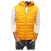 Yellow men's quilted vest TX3579