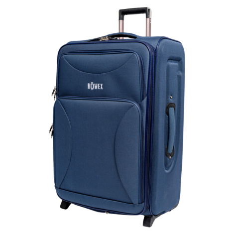Velký textilní rodinný cestovní kufr ROWEX Prime Barva: Modrá